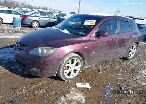 2007 Mazda Mazda3 S Touring z USA, uszkodzony, nr VIN JM1BK343871700362